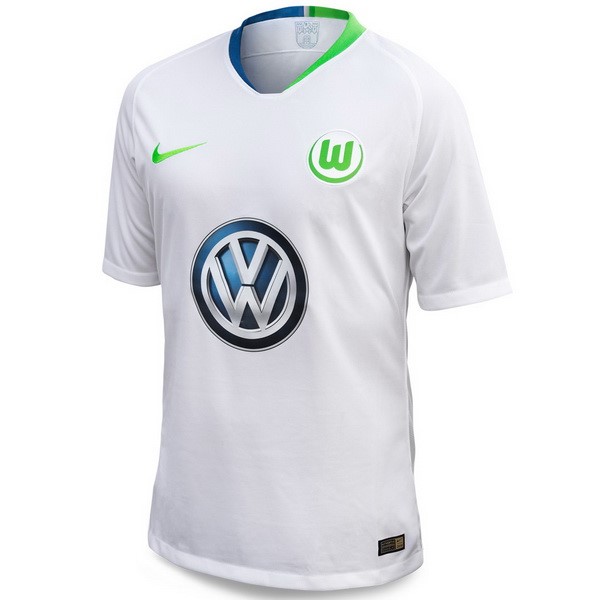 Camiseta Wolfsburgo Replica Segunda Ropa 2018/19 Blanco